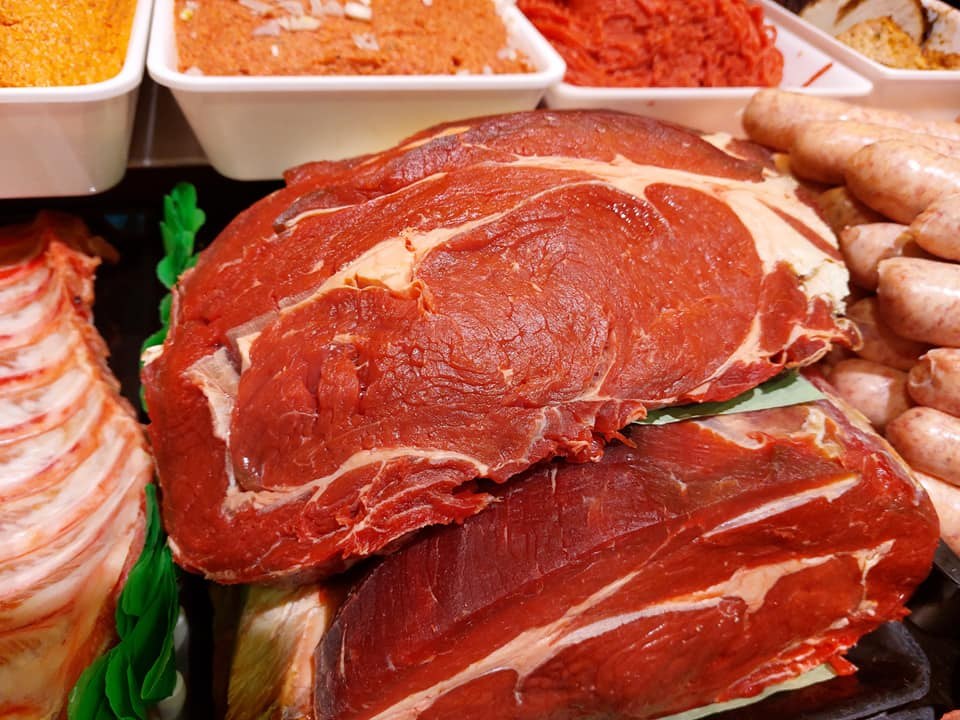 Entrecôte persillée à la vitrine