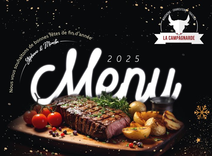 Menu de fin d’année 2025, page 1 sur 10